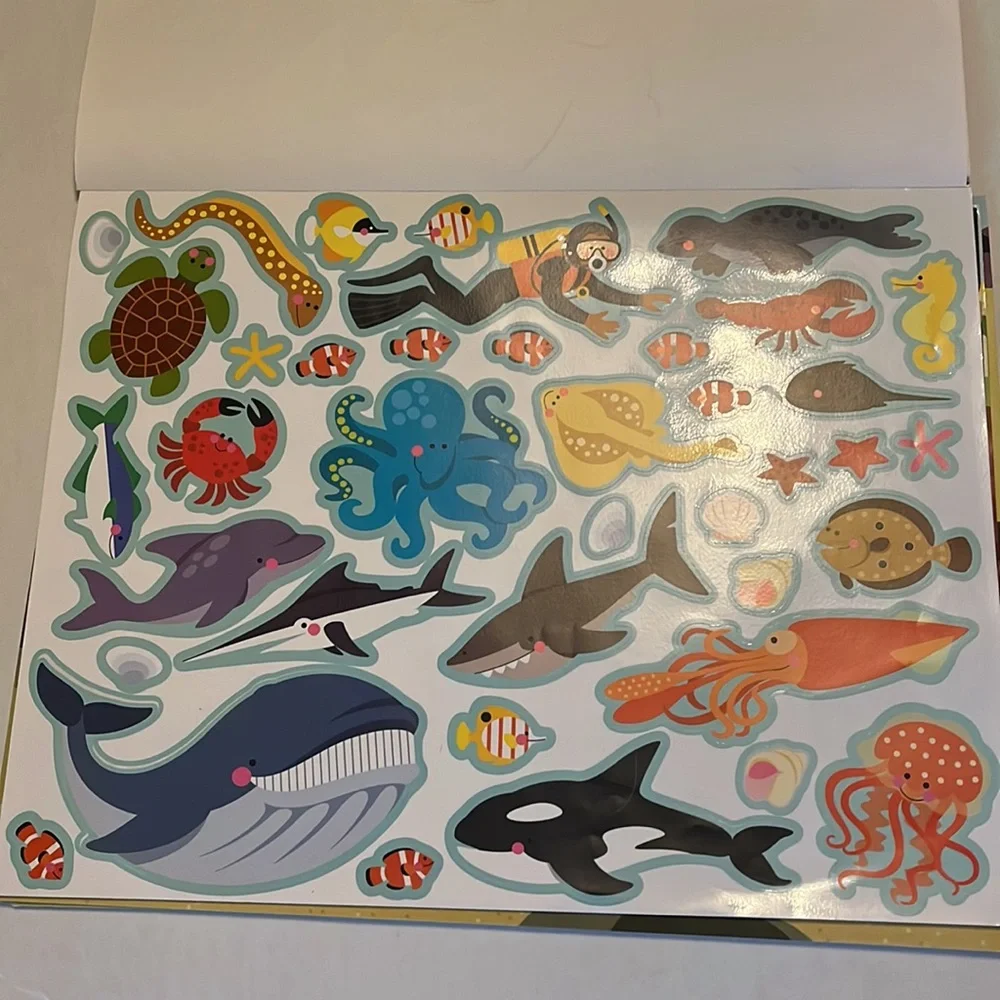 Reusable Sticker Pad: Habitats